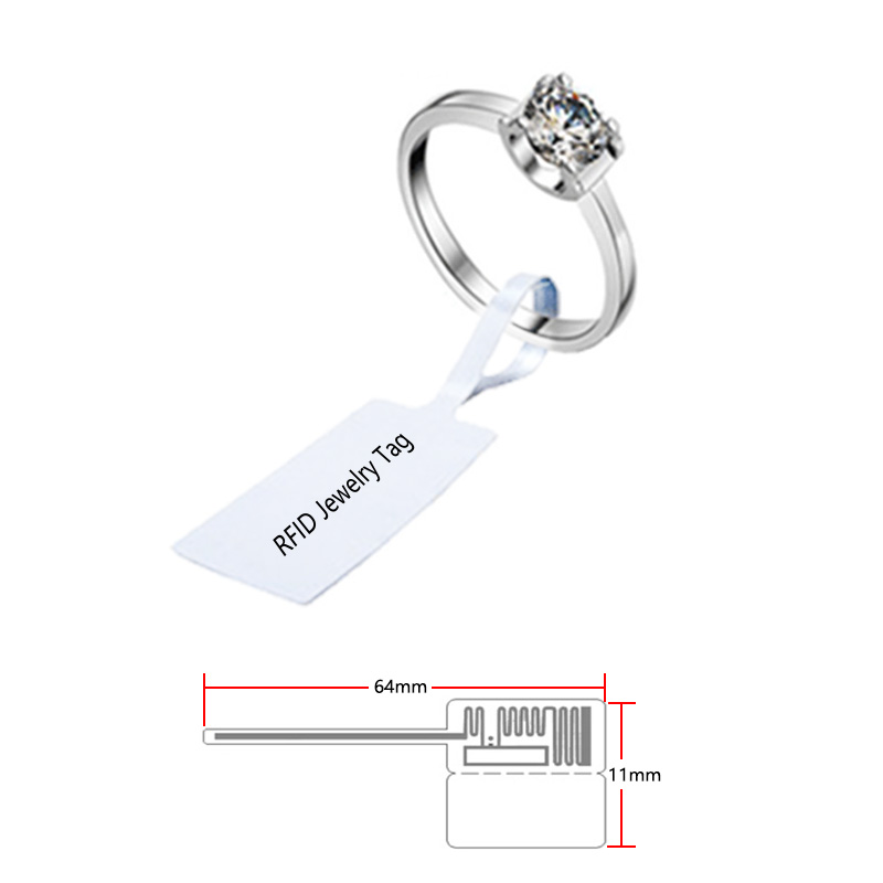 RFID jewelry tag 64*11mm